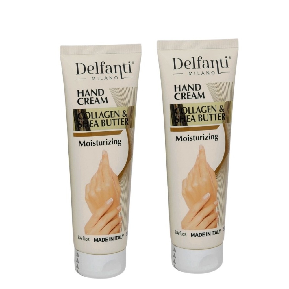 2 PACK OF Delfanti Milano Collagen & Shea Butter - Hand Cream